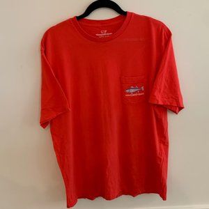 Mens Medium Red Vineyard Vines T-Shirt